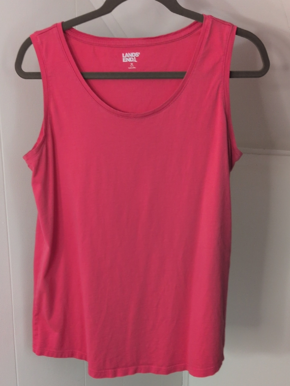 Lands' End Bright Pink Scoop Neck Tank